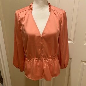 Jcrew L/S Peplum Top